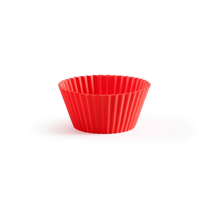 Stampi per muffin in silicone Lékué 6 pezzi - Rosso - Lékué