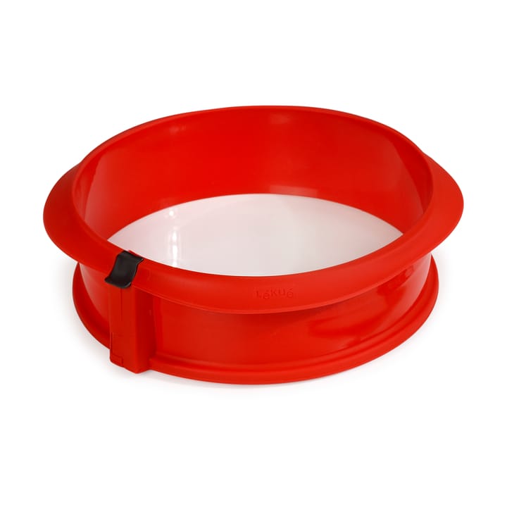 Stampo a cerniera con piatto rosso Lékué  - 23 cm - Lékué