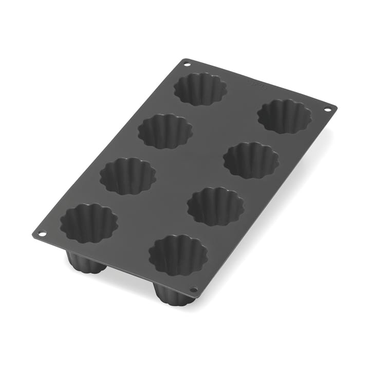 Stampo in silicone canelé bordelais Lékué 8 pz - Nero - Lékué