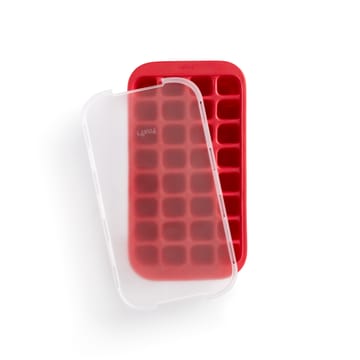 Stampo per cubetti di ghiaccio in silicone con coperchio Lékué  - Rosso - Lékué