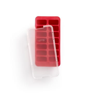 Stampo per cubetti di ghiaccio rettangolari in silicone con coperchio Lékué  - Rosso - Lékué