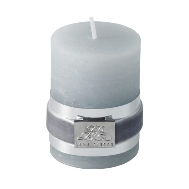 Candela Rustic Ø4,5 cm, 6 cm - Grigio chiaro - Lene Bjerre