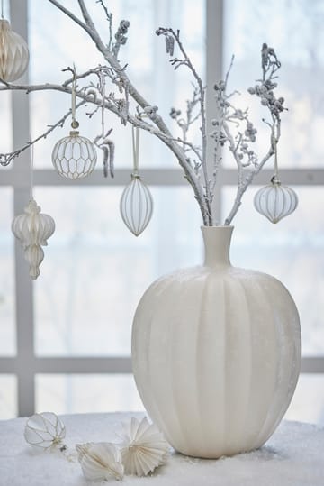 Decorazione natalizia Pappia 15 cm - Bianco - Lene Bjerre