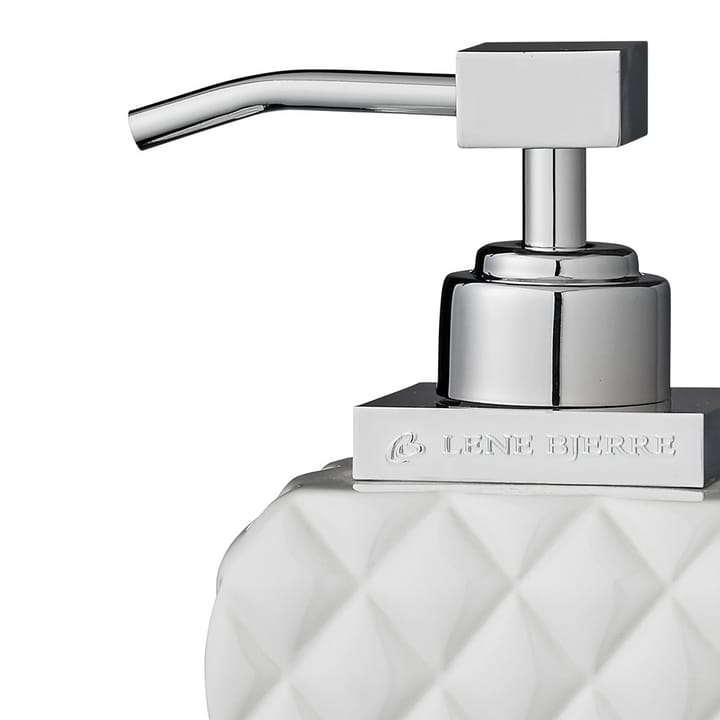 Dispenser di sapone Portia - bianco-argento - Lene Bjerre