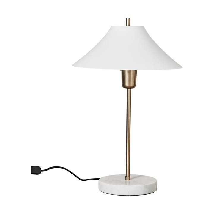 Lampada da tavolo Sofia 52 cm - Bianco-Dorato - Lene Bjerre