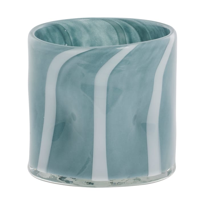 Marelle vaso Ø10 cm - Azzurro-bianco - Lene Bjerre