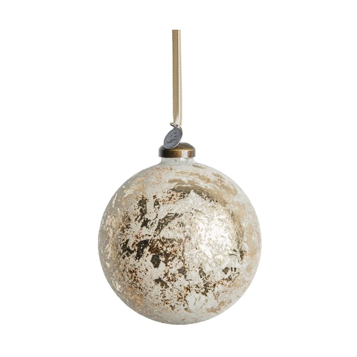 Pallina di Natale Clearena Ø10 cm - Off white-oro - Lene Bjerre