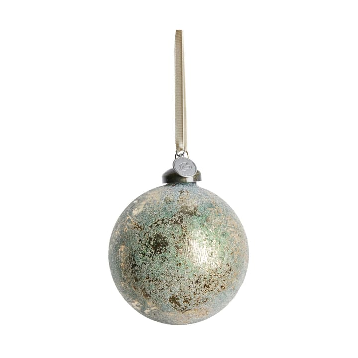 Pallina di Natale Clearena Ø8 cm - Dusty green-oro - Lene Bjerre