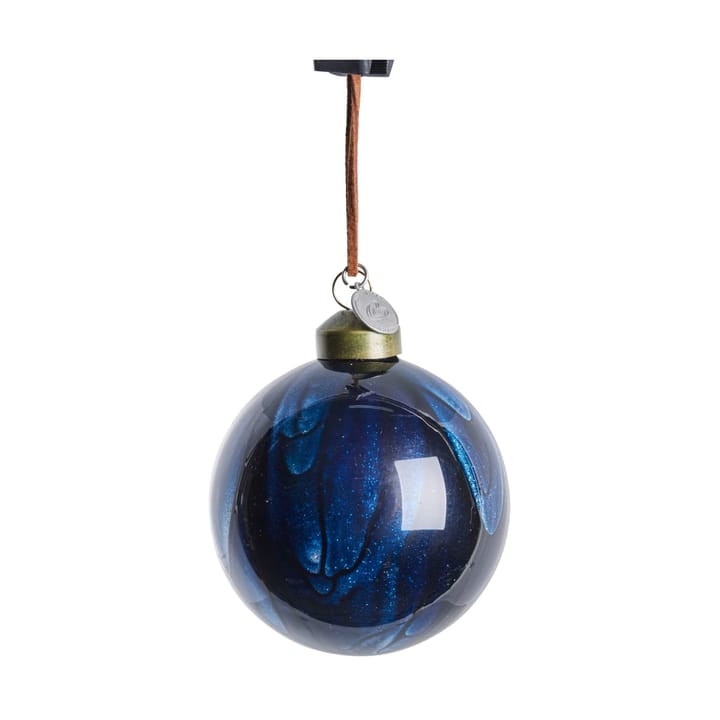 Pallina di Natale Nosille rotonda Ø 8 cm - Blu scuro - Lene Bjerre