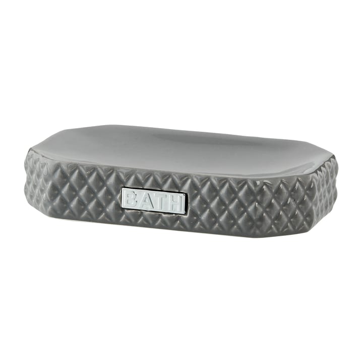 Portasapone Marion 13,5x9 cm - Monument grey-silver - Lene Bjerre