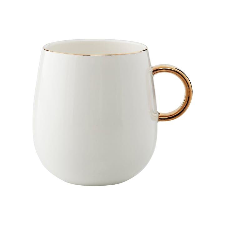 Tazza Clara con manico 27 ​cl - Bianco-oro chiaro - Lene Bjerre