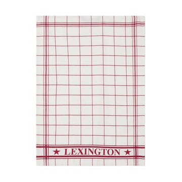 Canovaccio checked Lexington 50x70 cm - Bianco-rosso - Lexington