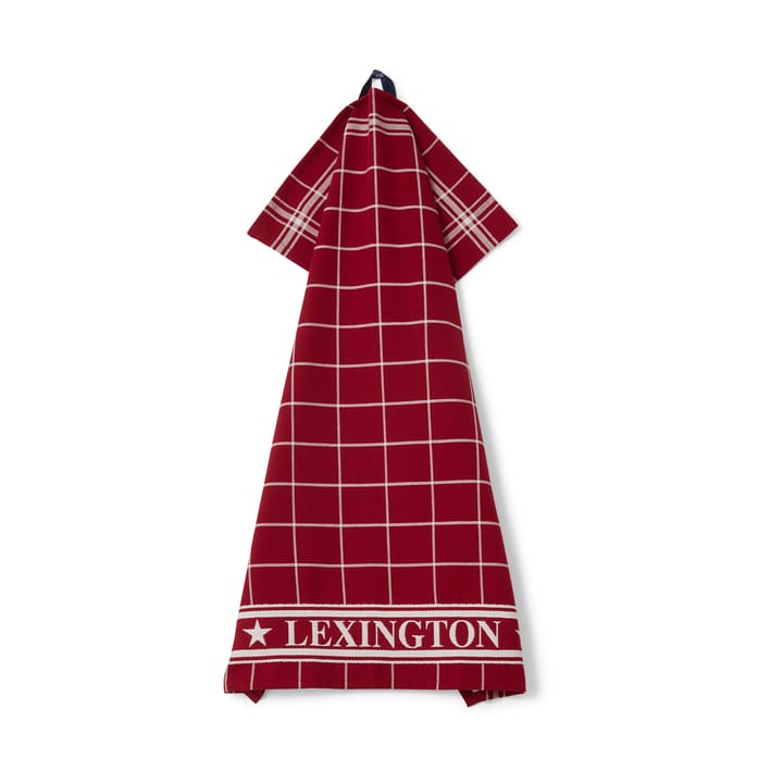 Canovaccio checked Lexington 50x70 cm - Rosso-bianco - Lexington