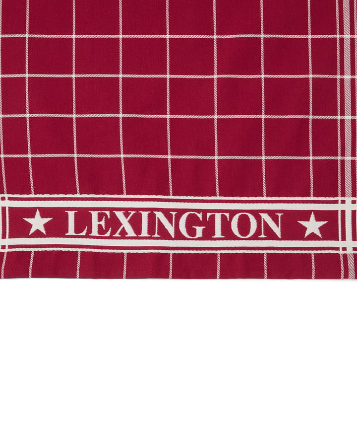 Canovaccio checked Lexington 50x70 cm, Rosso-bianco Lexington