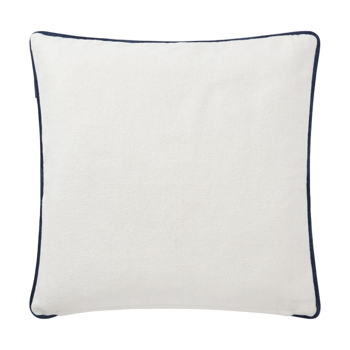 Copricuscino in cotone riciclato con logo stampato 50x50 cm, White Lexington