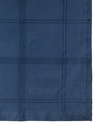 Copriletto Jacquard a quadri 160x240 cm - Denim blue - Lexington