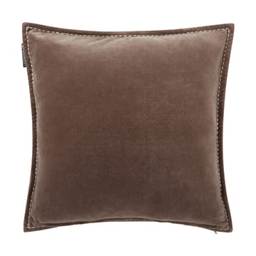 Copriscuscino in velluto Logo 1993 50x50 cm - Brown - Lexington