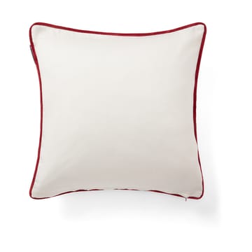 Cuscino Happy always 50x50 cm - Bianco-rosso - Lexington