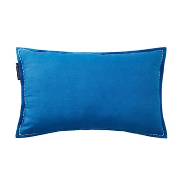 Cuscino in lino/cotone con logo ricamato 30x50 cm - Blu - Lexington