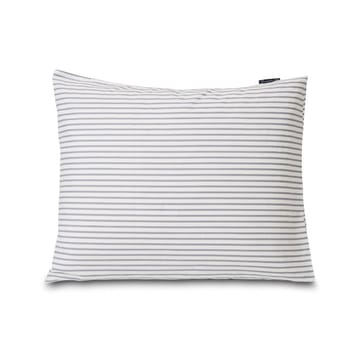 Federa a righe tencel Lexington 50x60 cm - bianco-blu acciaio - Lexington