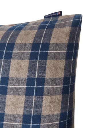 Federa Checked Flannel 50x60 cm - Denim blue-beige - Lexington