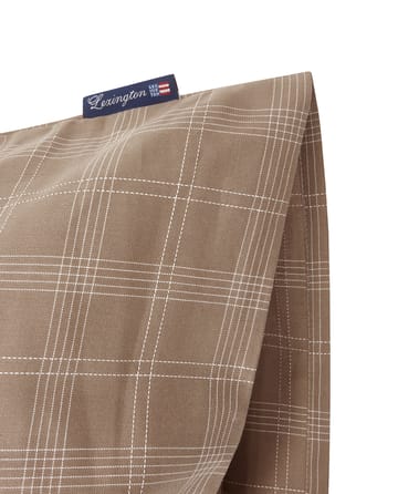 Federa Checked Pinpoint Oxford 50x60 cm - Brown - Lexington