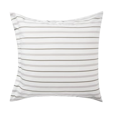 Federa in Cotone a Righe Poplin 65x65 cm - White - Lexington