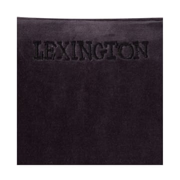 Federa per cuscino Patched Organic Cotton Velvet 50x50 cm - Dark gray-light beige - Lexington