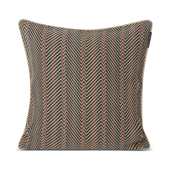 Federa stampata 50x50 cm Zig Zag  - Brown-beige - Lexington