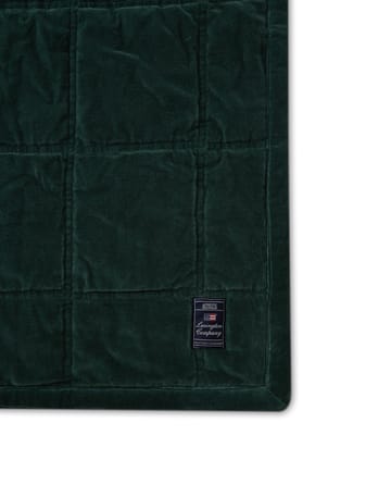 Federa trapuntata Cotton Velvet 160x240 cm - Green - Lexington