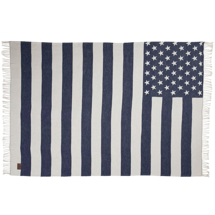 Plaid Icons Baby Flag 130x170 cm, bianco-navy Lexington