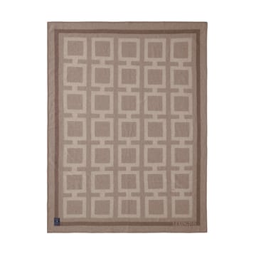 Plaid in lana riciclata Graphic 130x170 cm - Light beige - Lexington