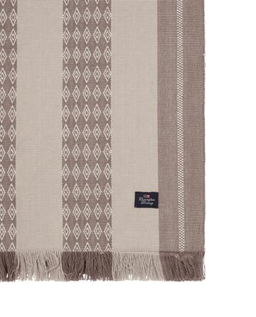 Runner da tavola a righe Jacquard 50x250 cm - Beige - Lexington