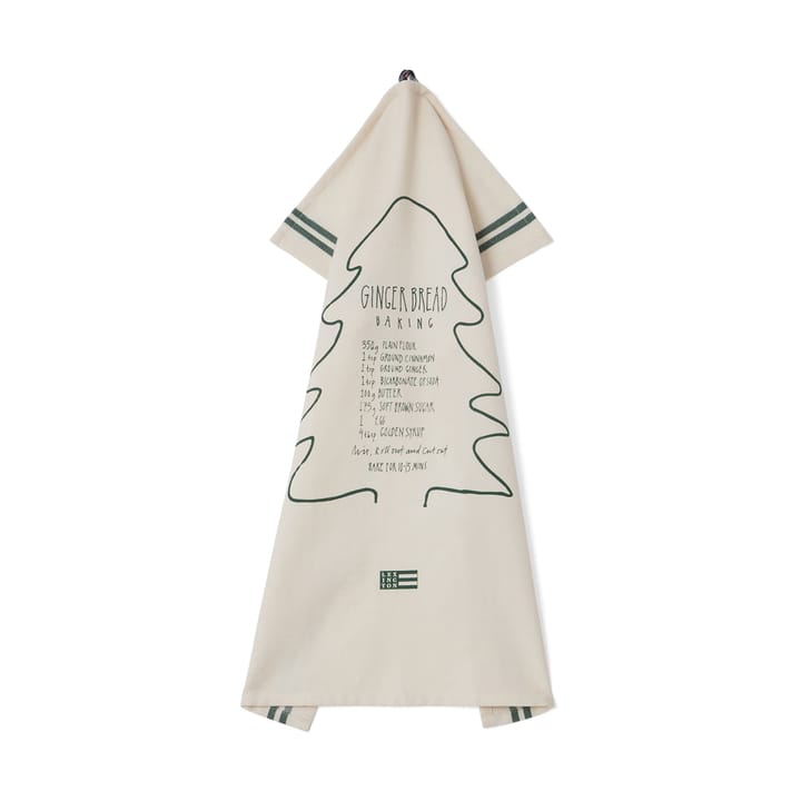 Strofinaccio da cucina Gingerbread 50x70 cm - Bianco-verde - Lexington