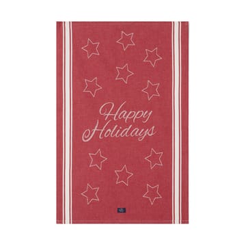 Strofinaccio da cucina Happy Holidays 50x70 cm - Rosso - Lexington