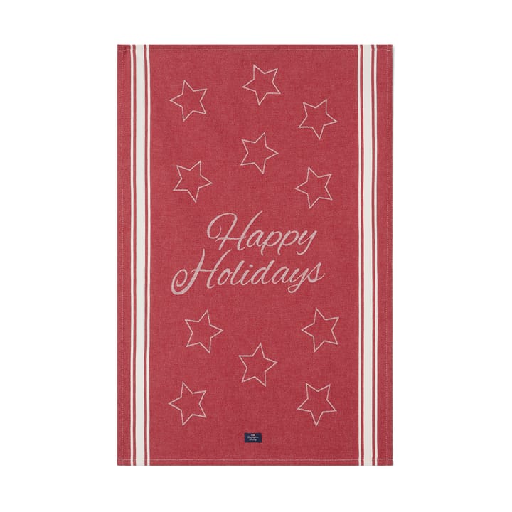 Strofinaccio da cucina Happy Holidays 50x70 cm, Rosso Lexington