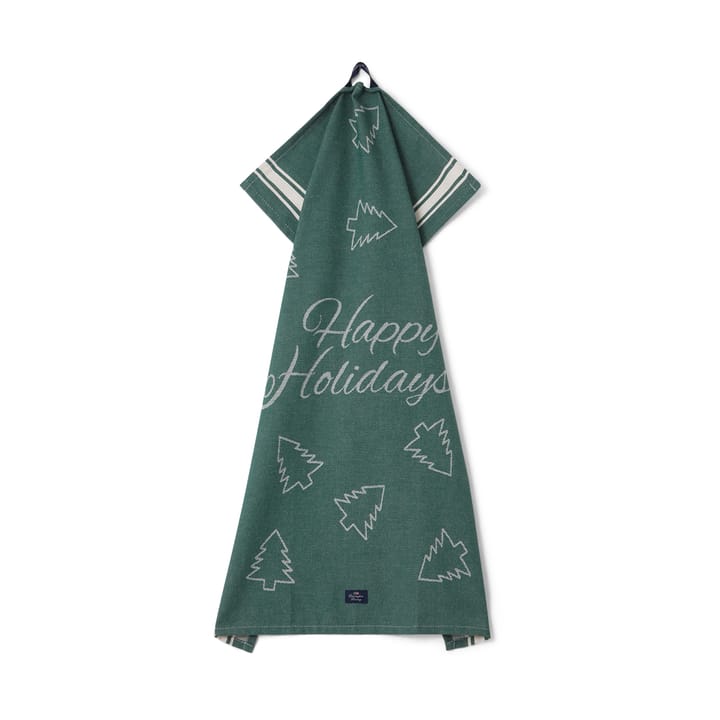 Strofinaccio da cucina Happy Holidays 50x70 cm - Verde - Lexington