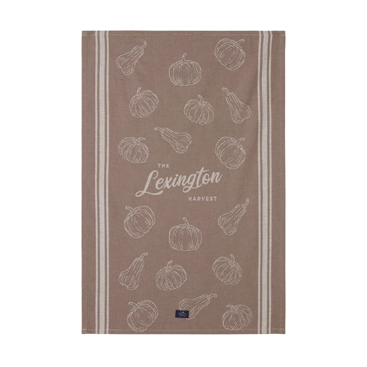 Strofinaccio da cucina in cotone biologico Jacquard 50x70 cm - Brown - Lexington