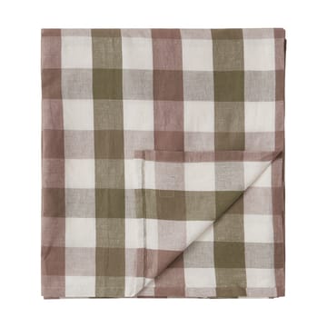 Tovaglia Checked Cotton Linen 150x250 cm - Olive - Lexington