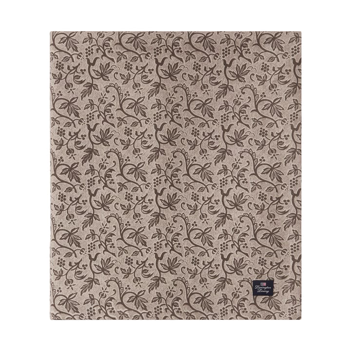 Tovaglia di cotone riciclato stampato 150x350 cm - Light beige - Lexington