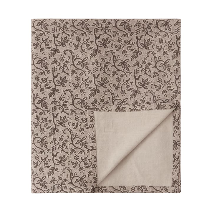 Tovaglia di cotone riciclato stampato 150x350 cm, Light beige Lexington