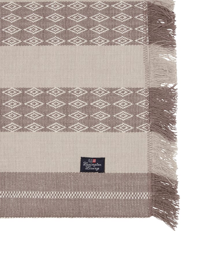 Tovaglietta Jacquard a righe 40x50 cm, Beige Lexington