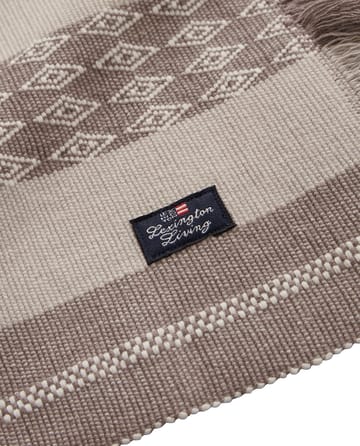 Tovaglietta Jacquard a righe 40x50 cm - Beige - Lexington