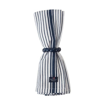 Tovagliolo in cotone biologico Striped 50x50 cm - Navy - Lexington