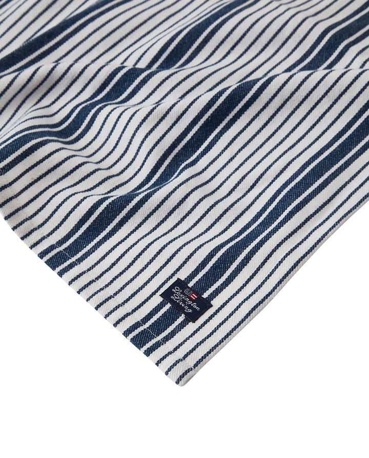 Tovagliolo in cotone biologico Striped 50x50 cm, Navy Lexington