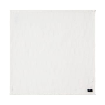 Tovagliolo in cotone jacquard bianco 50x50 cm - Bianco - Lexington