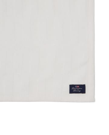 Tovagliolo in cotone jacquard bianco 50x50 cm - Bianco - Lexington