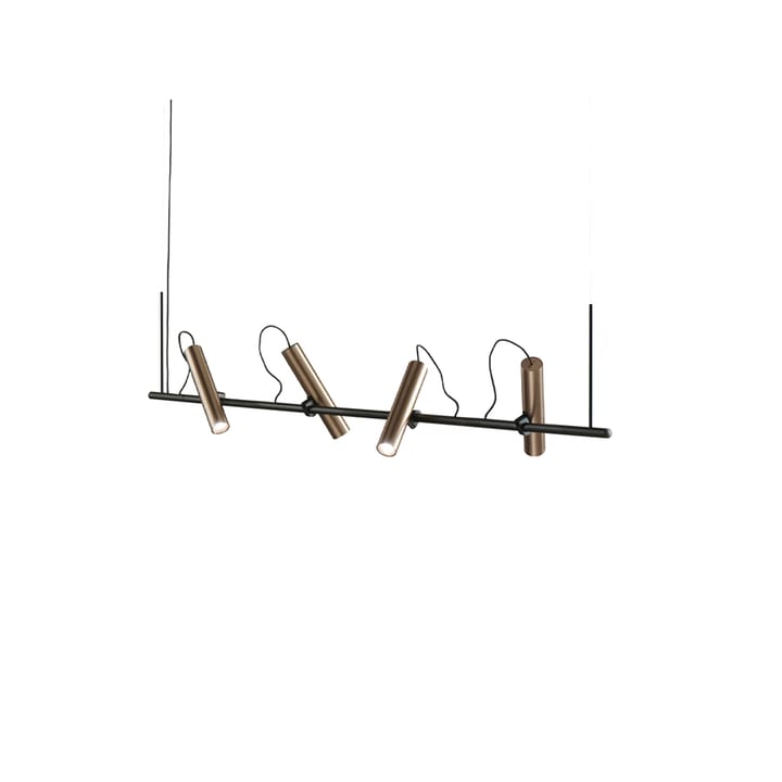 Lampadario Spirit - nero, oro rosa, s1500 - Light-Point