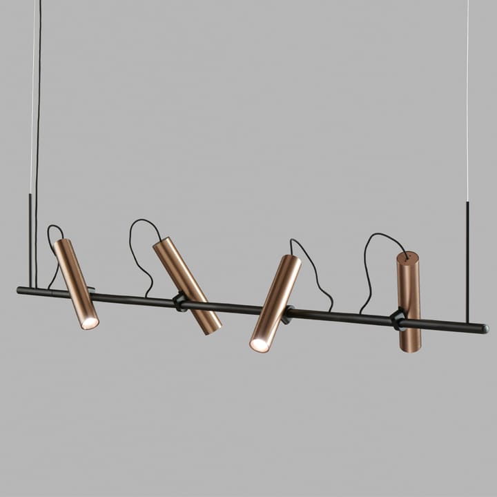 Lampadario Spirit, nero, oro rosa, s1500 Light-Point