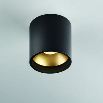 Punto luce Solo Round - nero/oro, 3000 kelvin - Light-Point